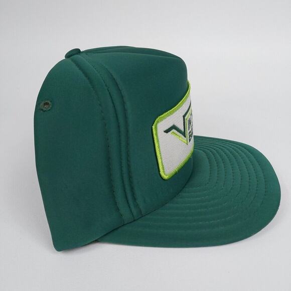 VTG Green INTERSTATE BATTERIES Foam Truckers Snapback Hat/Cap‎ PATCH Logo - Picture 3 of 6